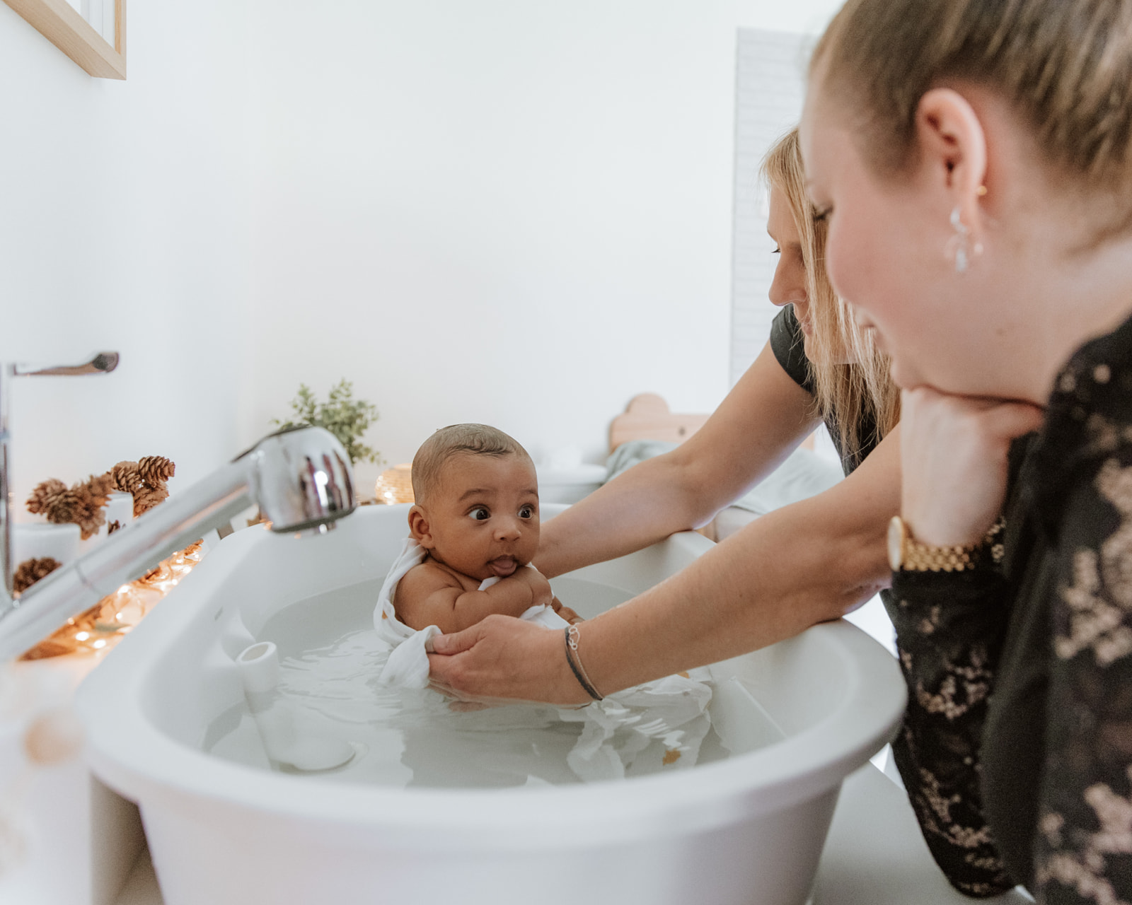 Bain relaxant bébé